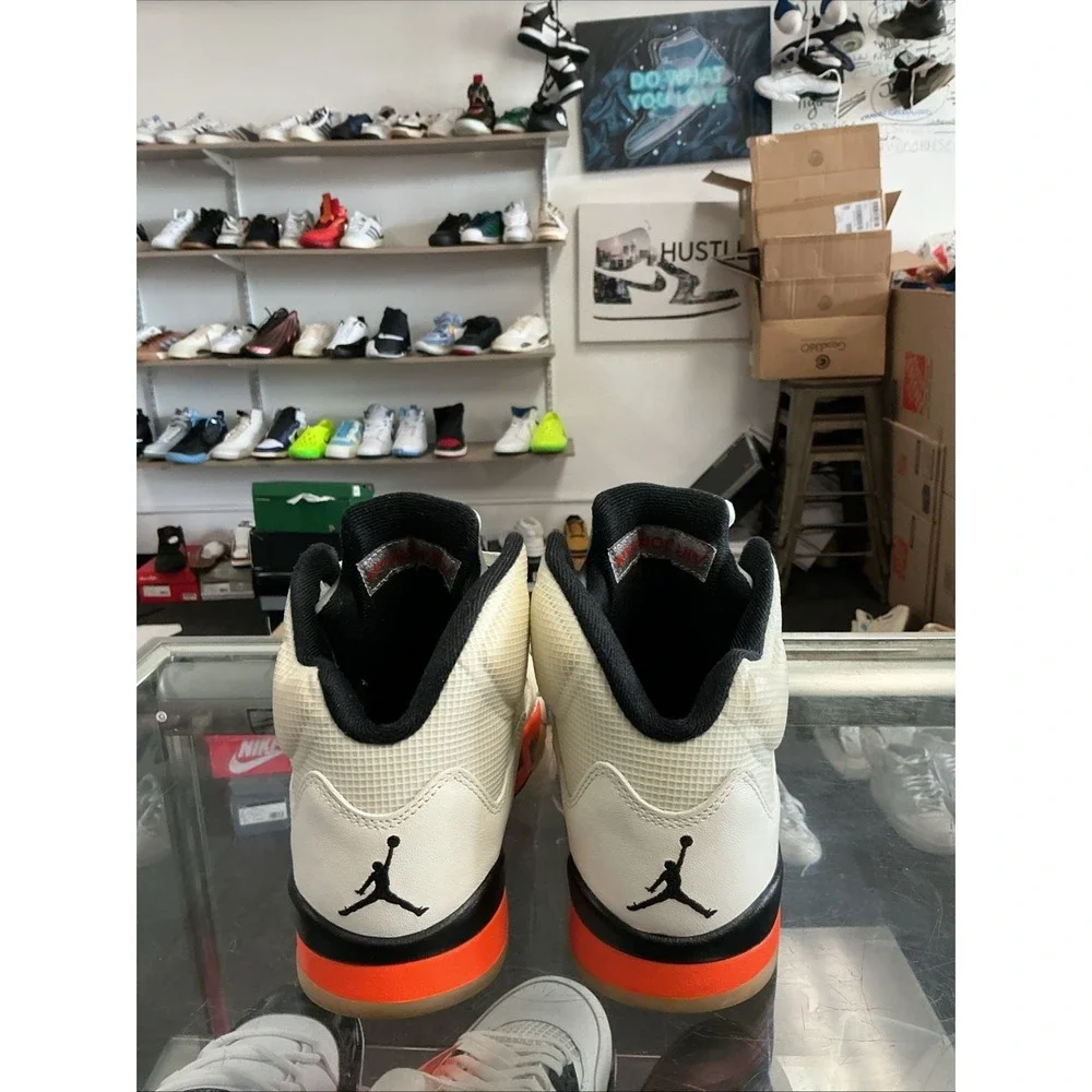 Air Jordan 5 Retro Orange Blaze/Shattered Backboard DC1060-100 Size 8.5